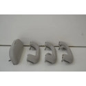 Kit 3 Apoio Puxador Pqp Alça Porta Oculos Tracker 2016 Origi Cinza