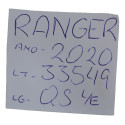 Quebra Sol Lado Direito Passageiro Ranger 2020 Original