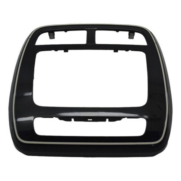 Moldura Radio Painel Central Kwid 2019 Original Preto