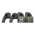 Kit 4 Puxador Alça Teto Pqp C/luz Jeep Compass 2018 Original Cinza