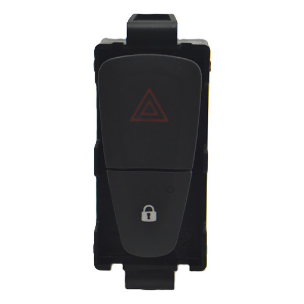Botão Pisca Alerta Painel Sandero 2017 Logan Original Preto