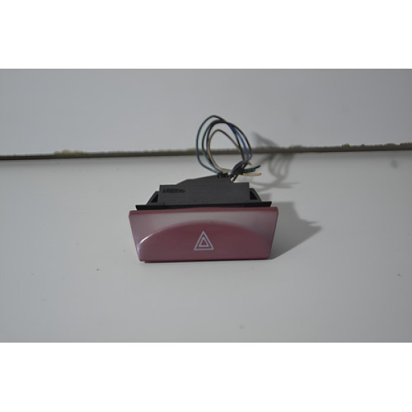 Botão Pisca Alerta Painel Fiat Stilo 2008 Original - Vermelho