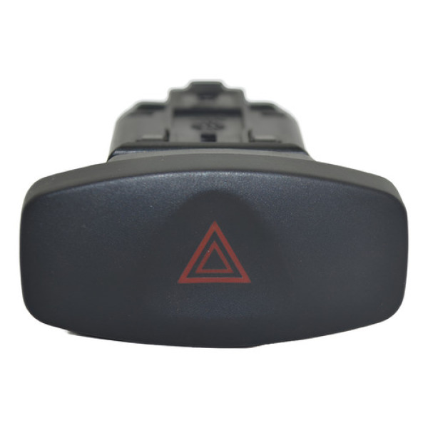 Botão Pisca Alerta Painel Renault Sandero 2012 Original - Preto