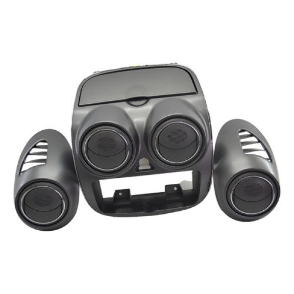 Kit Moldura Central Difusor Laterais Palio 2015 Original