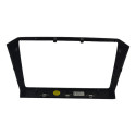 Moldura Radio Som Multimidia Painel Vw Passat 2018 Original Preto
