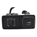 Entrada Conector Tomada 12v Usb Renegade 2022 Original Preto