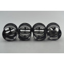 Kit Com 4 Difusor Saida Ar Painel Fiat Doblo 2013 Original