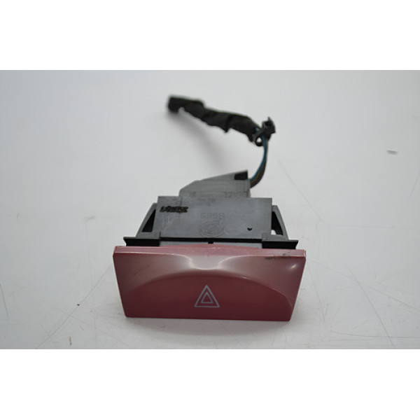 Botão Pisca Alerta Painel Fiat Stilo 2008 Original Vermelho