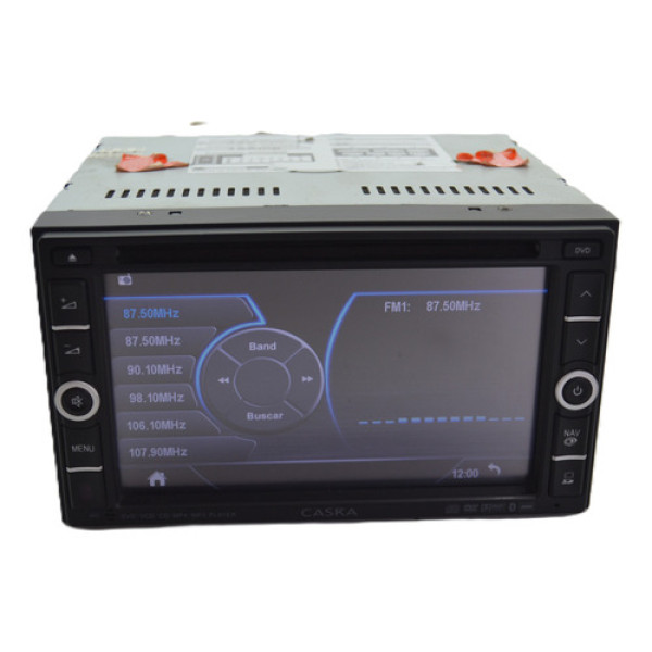 Radio Aparelho Som Multimidia Bluetooth Dvd Caska Preto