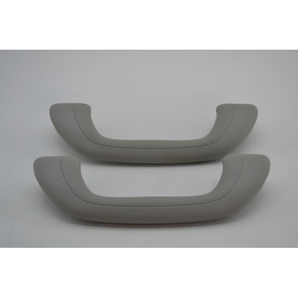 Par Puxador Alça Teto Pqp Honda Civic 2003 Original Cinza