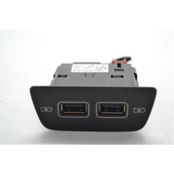 Entrada Dupla Usb Console Volkswagen T-cross 2022 Original