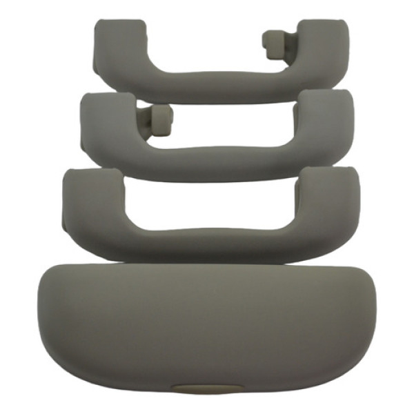Kit 3 Puxador Alça Teto Pqp Porta Oculos Cruze 2013 Origina Cinza
