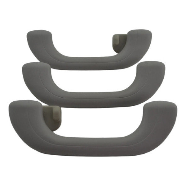 Kit 3 Puxador Alça Teto Pqp Soul 2010 Original Cinza