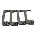Kit 4 Puxador Alça Teto Pqp Pajero Hpe 2016 Original Bege