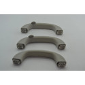 Kit 3 Puxador Alça Teto Pqp Ford Ka+ 2015 Original Cinza