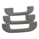 Kit 3 Puxador Alça Teto Pqp Jeep Renegade 2021 Original Cinza
