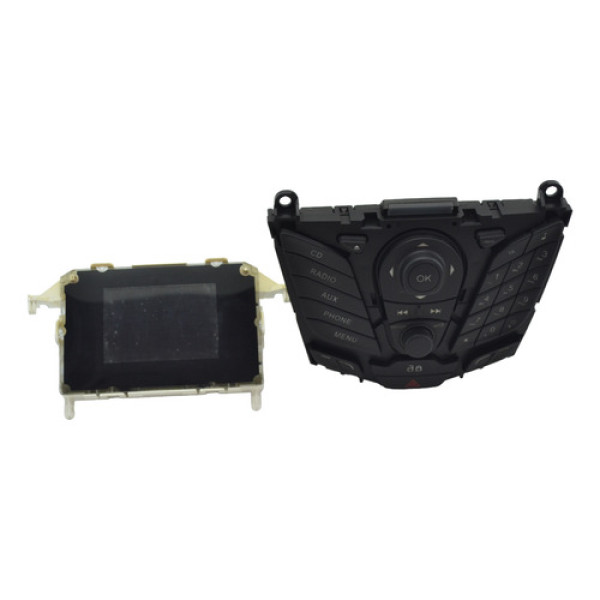 Frente C/visor Radio Som Ford New Fiesta 2015 Original Frente C/visor Radio Som Ford New Fiesta 2015 Original