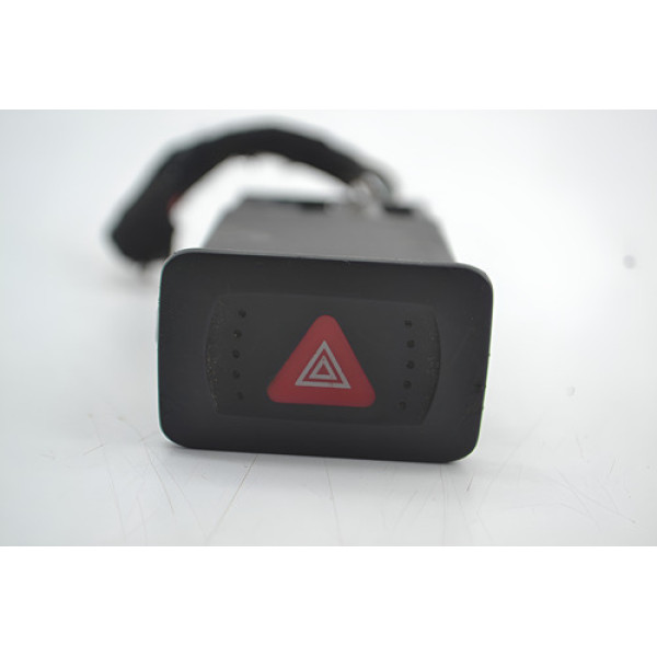Botão Pisca Alerta Painel Volkswagen Golf 2007 Original Preto