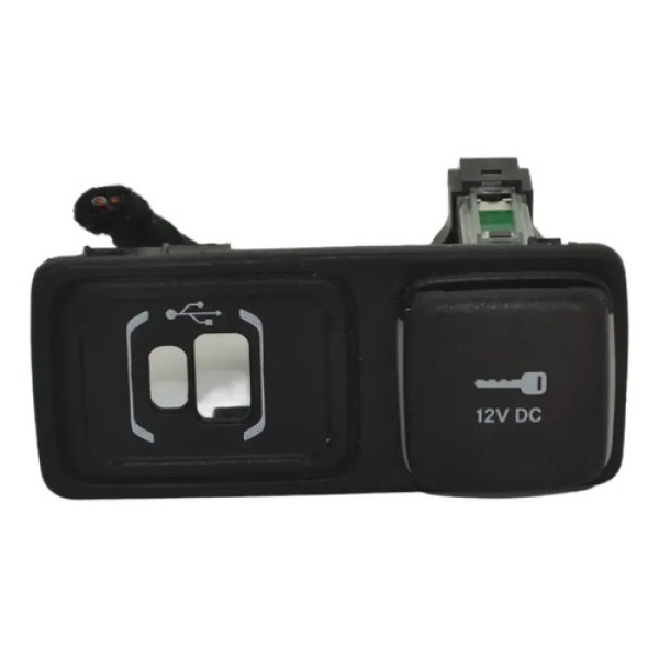 Entrada Conector Tomada 12v Usb Renegade 2024 Origina Preto