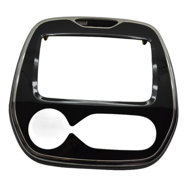 Moldura Central Radio Comando Ar Renault Captur 2019 Origina Preto