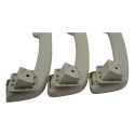 Kit 3 Puxador Alça Pqp Teto Citroen C4 2013 Original Bege