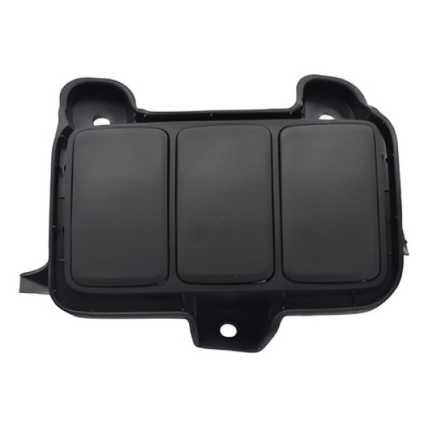 Moldura Com Botão Falso Cego Civic 2012 Original Preto