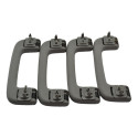 Kit 4 Puxador Alça Teto Pqp Pajero Hpe 2016 Original Bege