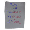Espelho Retrovisor Interno Bmw 118 2012 Original