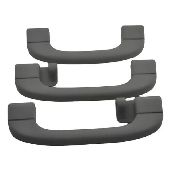 Kit 3 Puxadora Apoio Puxador Teto Pqp Bmw 550 2009 Original Preto
