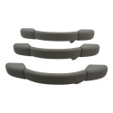 Kit 3 Apoio Puxador Alça Teto Pqp Interno C3 2008 Original Cinza