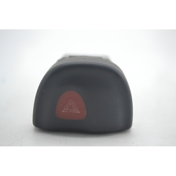 Botão Pisca Alerta Painel Renault Megane Scenic Original - Preto