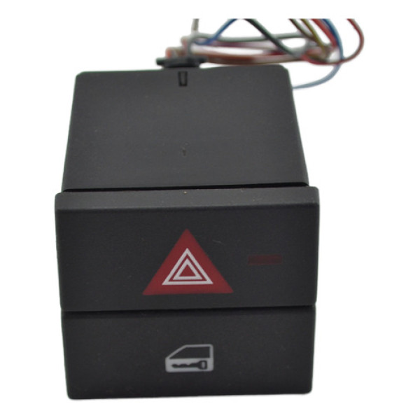 Botão Pisca Alerta Trava Porta Painel Gm Meriva 2003 Origina Preto