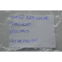 Camera Espelho Retrovisor Interno Bmw 325 Coupe 2010 Origina