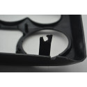 Moldura Central Comando Ar Painel Fiat Doblo 2021 Original