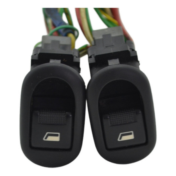 Par Botão Comando Vidro Eletrico C3 2011 Original