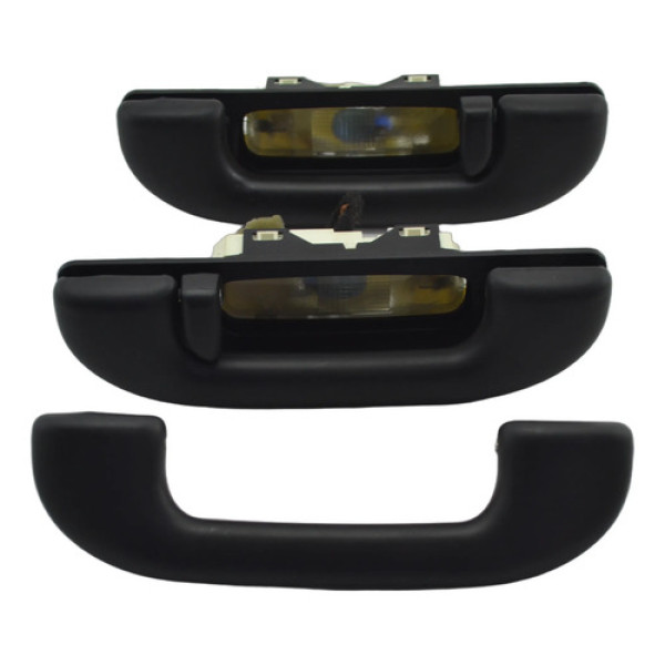 Kit 3 Puxador Alça Teto Pqp C/iluminação Renegade 2022 Origi Preto