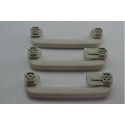 Kit 3 Puxador Alça Teto Pqp Ford Ecosport 2021 Original