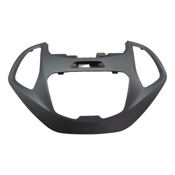 Moldura Radio Central Painel Ka 2017 Original Prateado