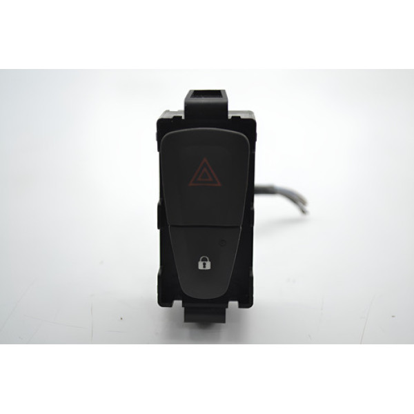 Botão Pisca Alerta Trava Renault Fluence 2014 Original - Preto