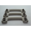 Kit 3 Puxador Alça Teto Pqp Nissan Kicks 2022 Original
