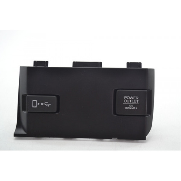 Moldura Tomada 12v Usb Console Honda Civic 2021 Original