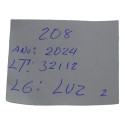 Luz Teto Cortesia Peugeot 208 2024 Original