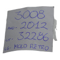 Moldura Retrovisor Interno Peugeot 3008 2012 Original