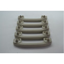 Kit 5 Puxador Alça Teto Pqp Nissan Grand Livina 2011 Origina