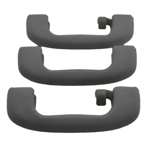 Kit 3 Puxador Alça Teto Pqp Gm Vectra 2007 Original Cinza