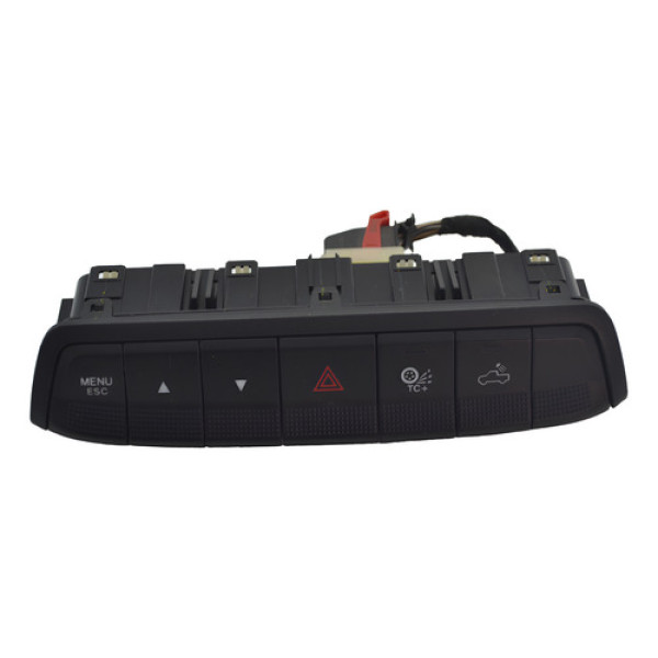 Botão Pisca Alerta Luz Mode Painel Fiat Strada 2021 Origina - Preto