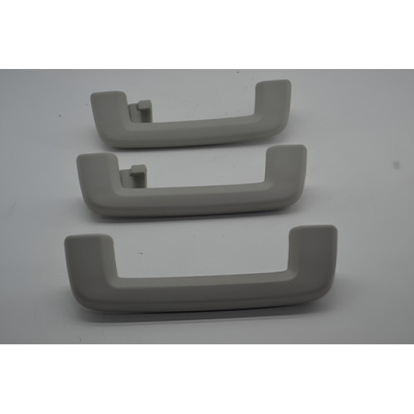 Kit 3 Puxador Alça Teto Pqp Ford Ecosport 2017 Original - Original