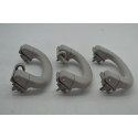 Kit Com 3 Puxador Alça Teto Pqp Fiat Bravo 2013 Original