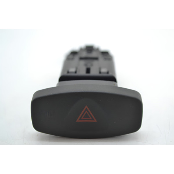 Botão Pisca Alerta Painel Renault Symbol 2010 Original - Preto