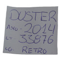 Espelho Retrovisor Interno Duster 2014 Sandero Logan Origina